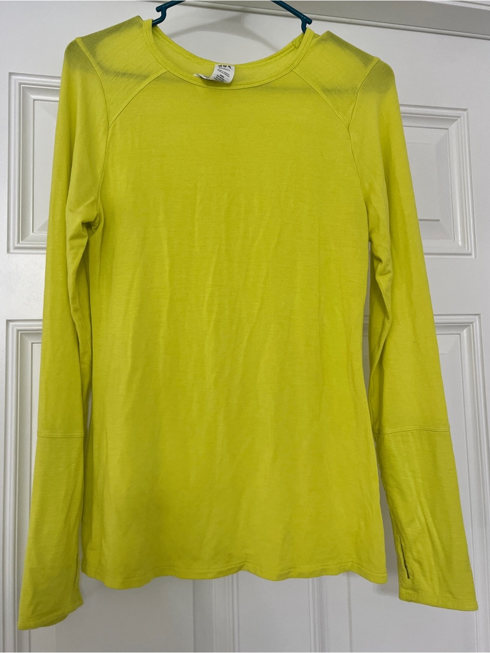 Joy Lab yellow medium long sleeve athleasure top
